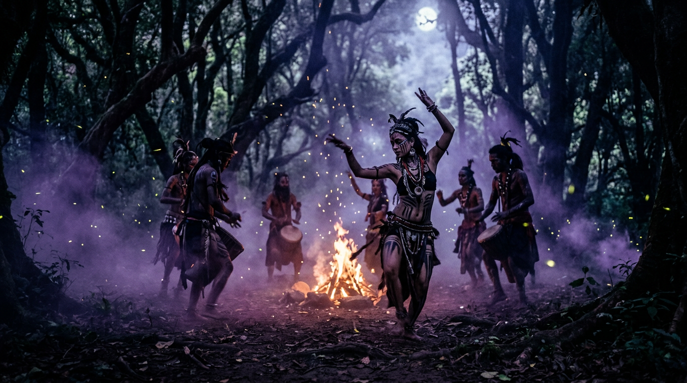 Bíbor — törzsi rituálé holdfényben