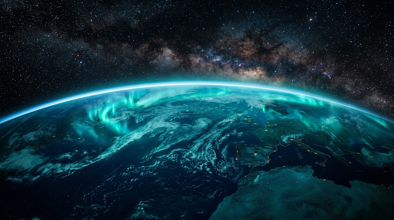 Türkiz — a Föld az űrből